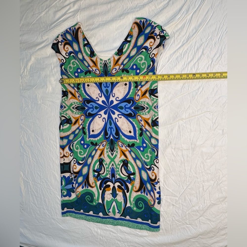 Maeve Folksong Shift Dress XS Anthropologie Bohemian Bird Print Lined EUC - Picture 8 of 11